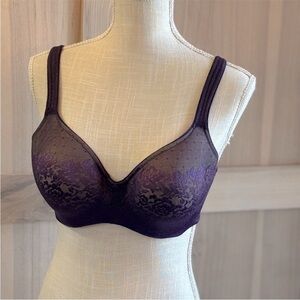 Soma Full Coverage Purple Lace Bra. The Balconette | Shaping | Women’s 34D (EE)